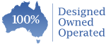 100% Australian Designed, Owned and Operated.